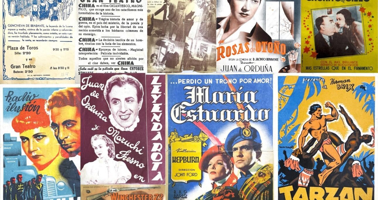 El Gran Teatro de Cáceres recupera los carteles que hicieron historia en su escenario