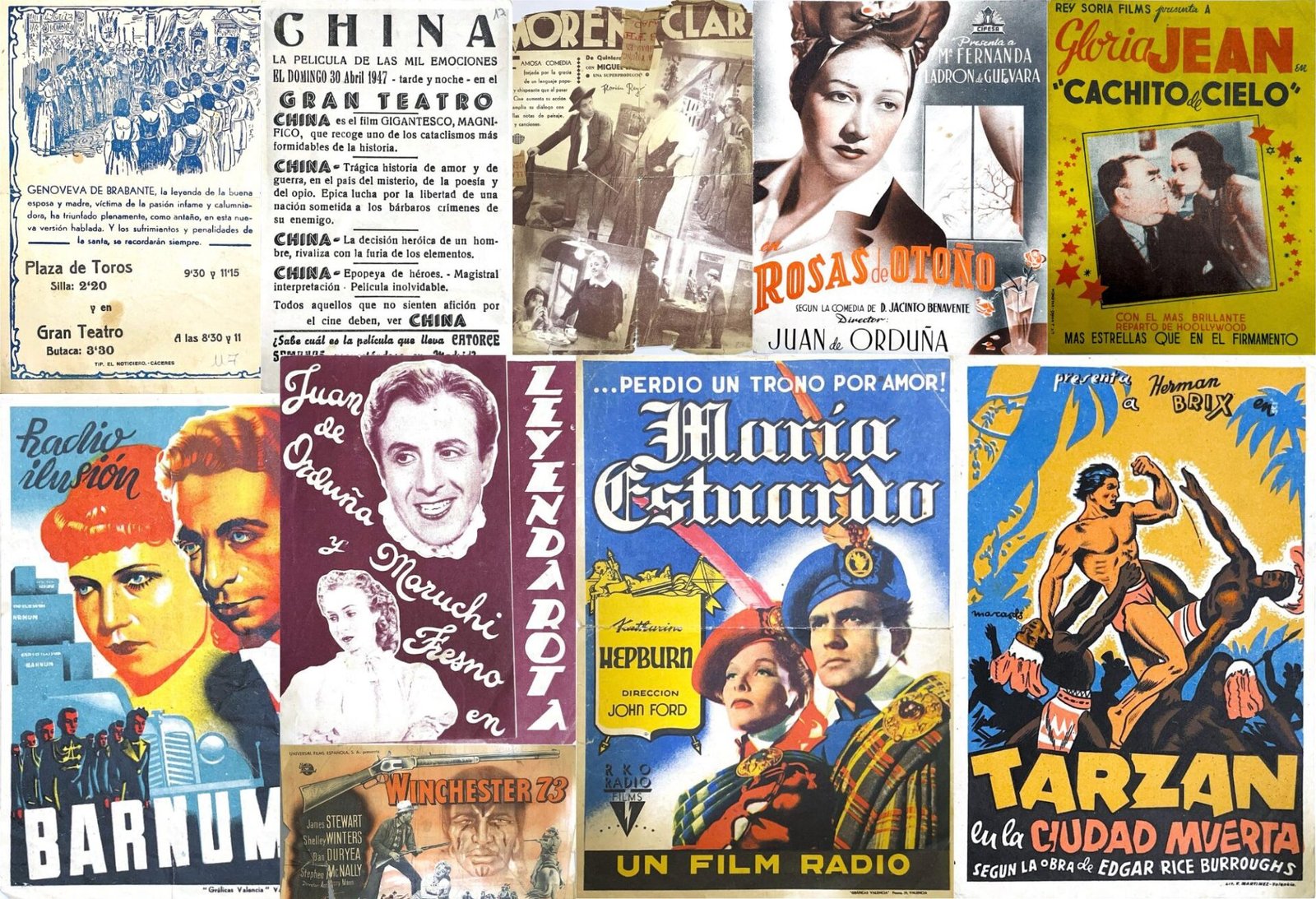 El Gran Teatro de Cáceres recupera los carteles que hicieron historia en su escenario